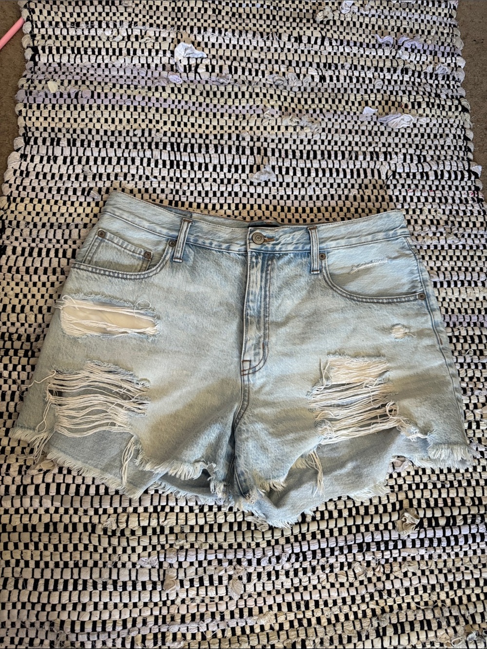 Aeropostale 90’s High Rise Cut Off Denim Shorts